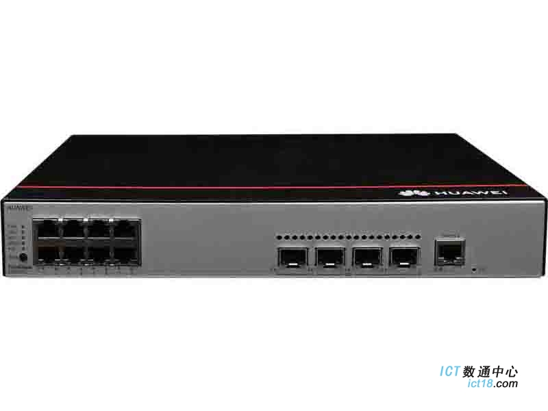 华为交换机S500-8P4S(8个10/100/1000BASE-T以太网端口,4个千兆SFP,PoE+,交流供电)