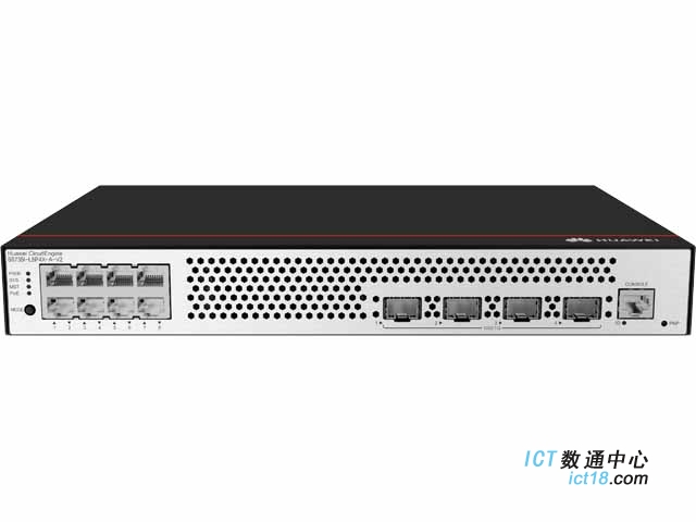 华为S5735I-L8P4X-A-V2工业交换机 (8个10/100/1000BASE-T以太网端口,4个万兆SFP+,PoE+,交流供电) 宽温交换机